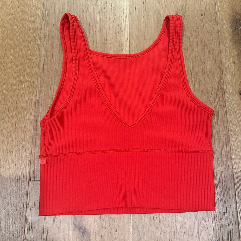 Lululemon Power Pivot Ribbed Tank Top - Picture 2 of 3